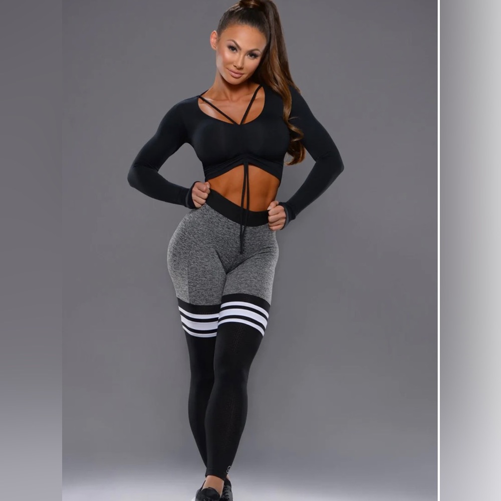 Bombshell sports wear sock leggings